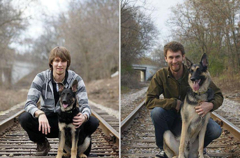 Our favorite animals: photos before and after growing up