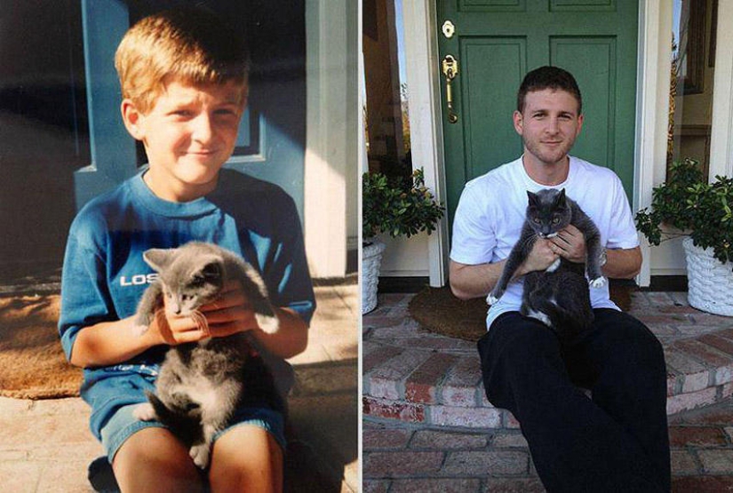 Our favorite animals: photos before and after growing up