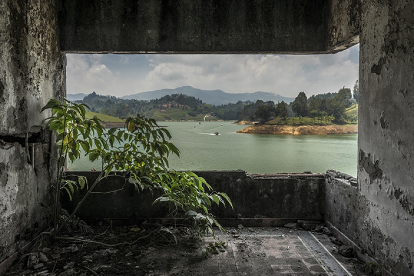 Pablo Escobar's posh mansion was turned into a paintball court