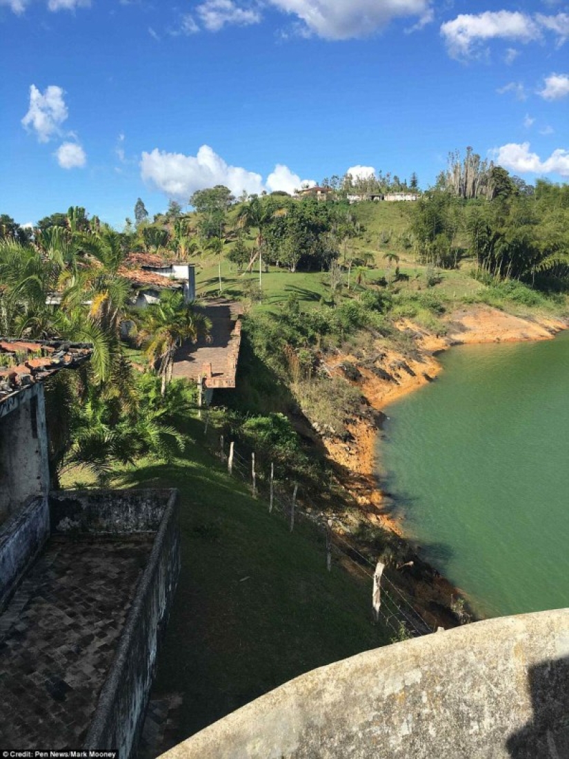 Pablo Escobar's posh mansion was turned into a paintball court