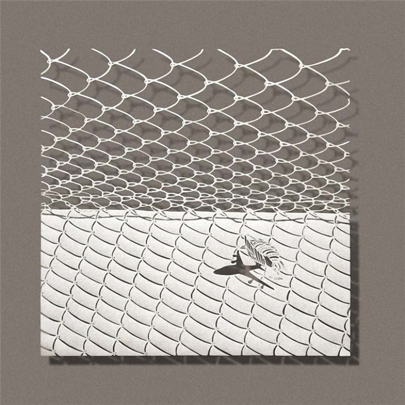 Paintings from a sheet of paper Paintings from a sheet of paper