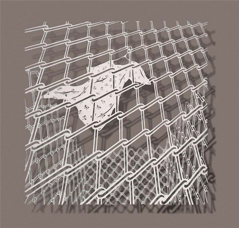 Paintings from a sheet of paper Paintings from a sheet of paper