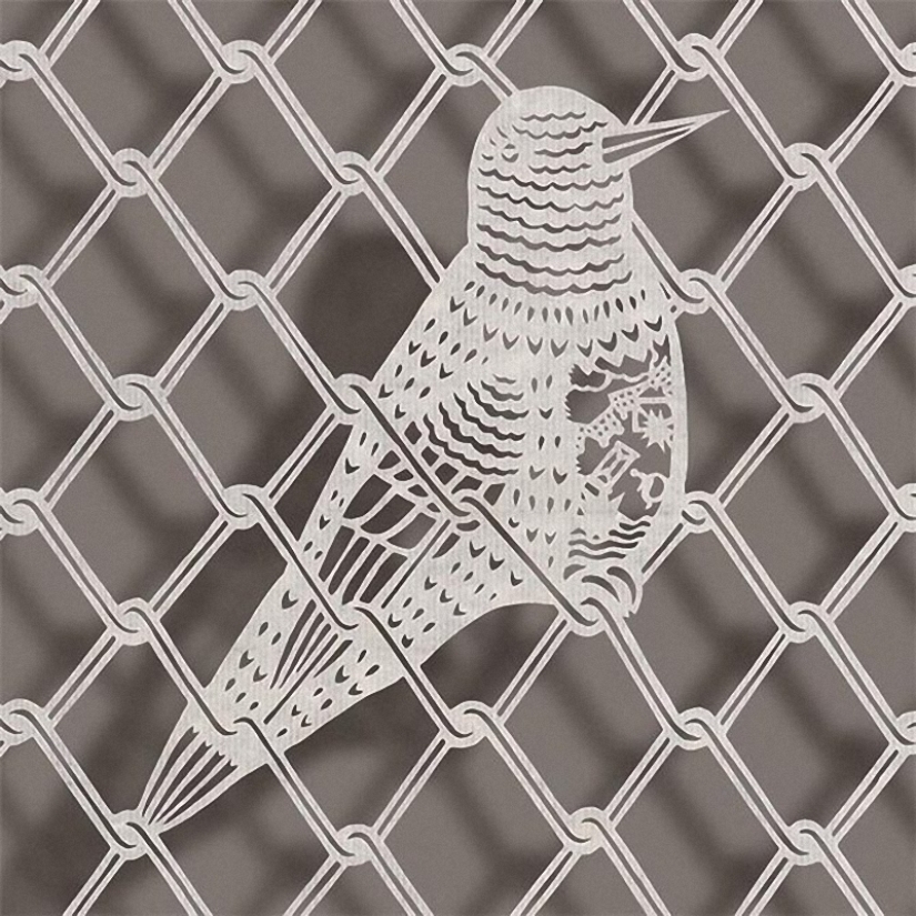 Paintings from a sheet of paper Paintings from a sheet of paper