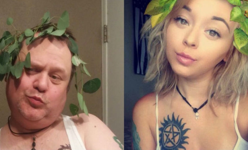 Papá trolea a su hija parodiando su selfie Papá trolea a su hija parodiando su selfie