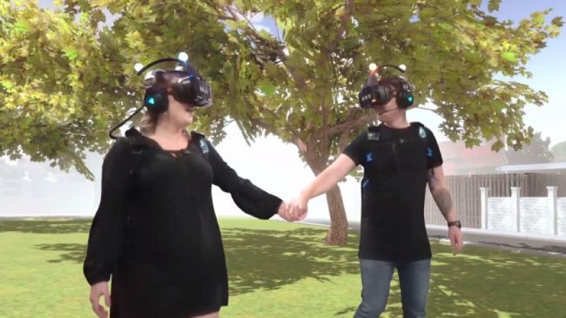 Para proponerle matrimonio a la niña, la australiana reprodujo su lugar favorito de la infancia en realidad virtual