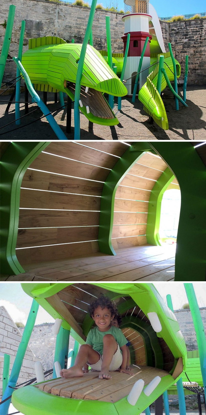 Parques infantiles de una empresa danesa a los que ni los adultos se resisten