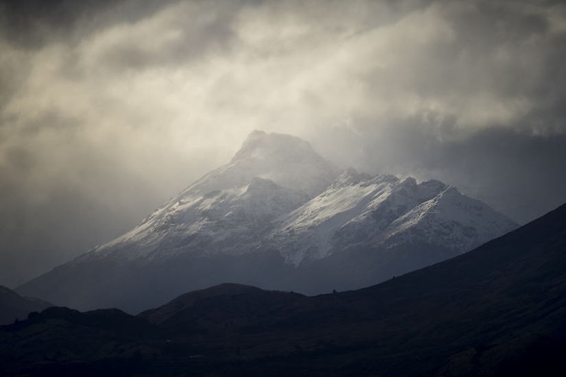 País de las maravillas de invierno en Nueva Zelanda