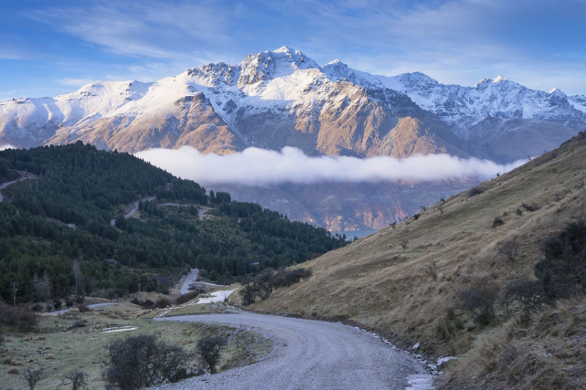 País de las maravillas de invierno en Nueva Zelanda