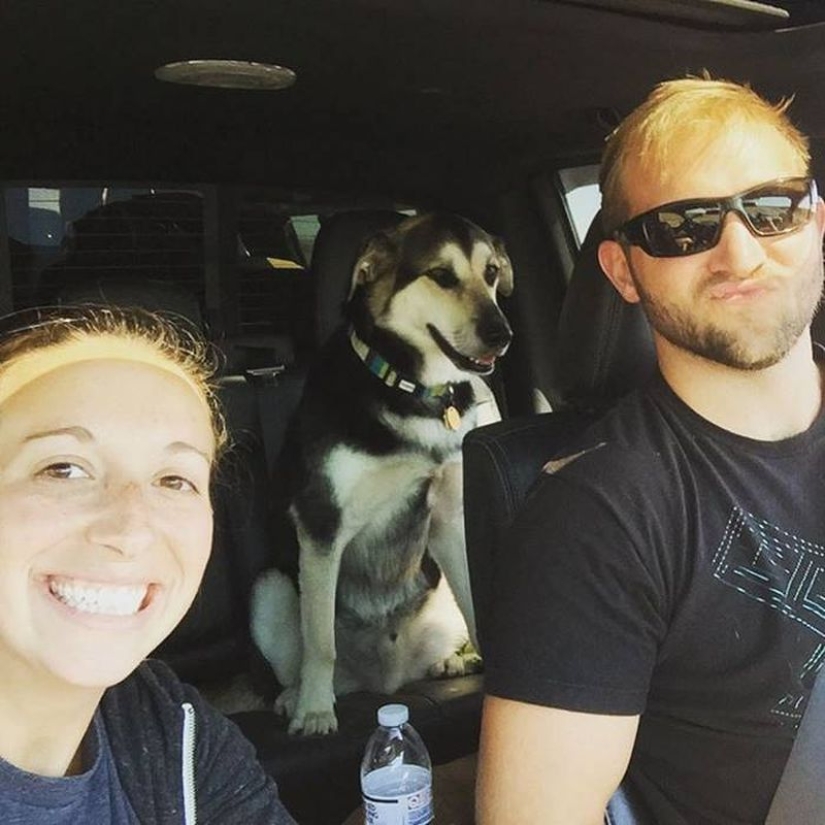 "Pay for gas, not rent": A couple quit their jobs to travel around the US, living in a tiny trailer "Pay for gas, not rent": A couple quit their jobs to travel around the US, living in a tiny trailer