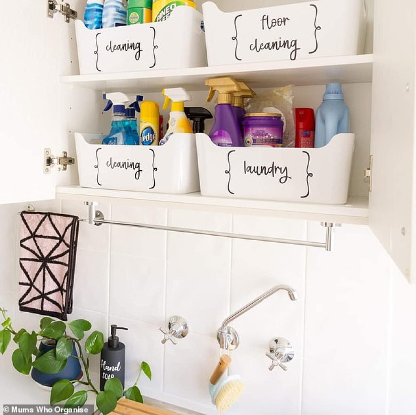 Perfect order: perfectionist moms demonstrate how they organized the space in their homes Perfect order: perfectionist moms demonstrate how they organized the space in their homes