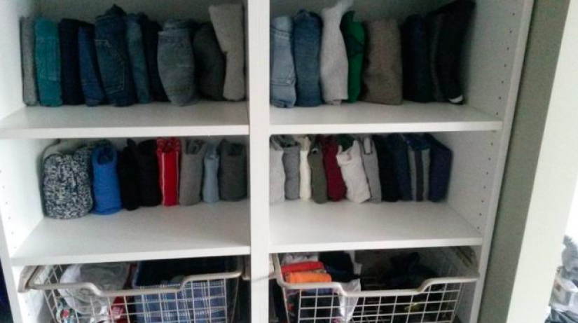 Perfectionism in the closet: a girl taught Twitter users how to put things correctly Perfectionism in the closet: a girl taught Twitter users how to put things correctly