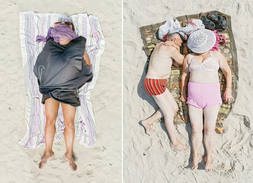 "Personalidades" originales de la playa en la lente de Tadao Cern