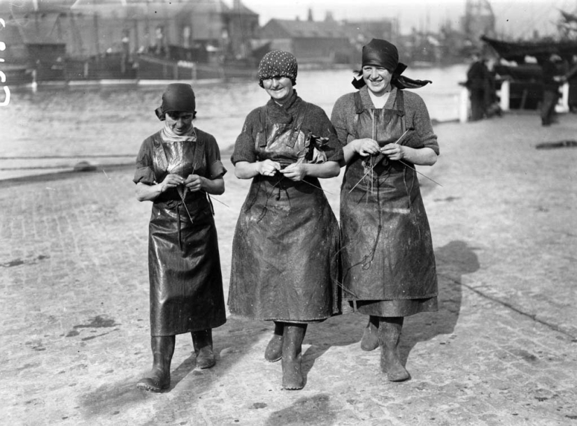 Pescadoras en fotos antiguas Pescadoras en fotos antiguas