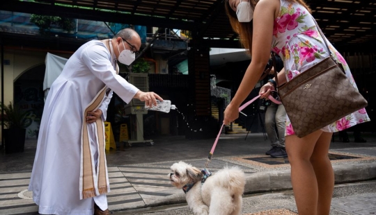 Pet weddings highlight animal blessing ceremony in the Philippines