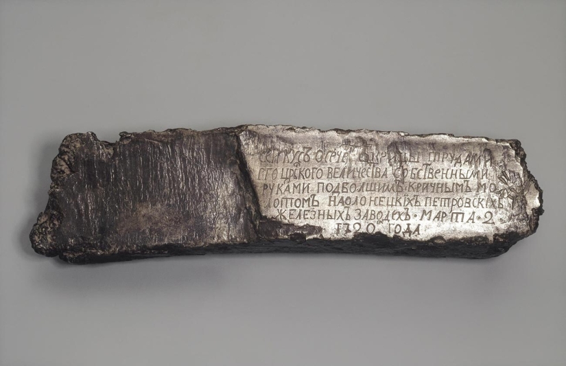Peter the Great did these things with his own hands