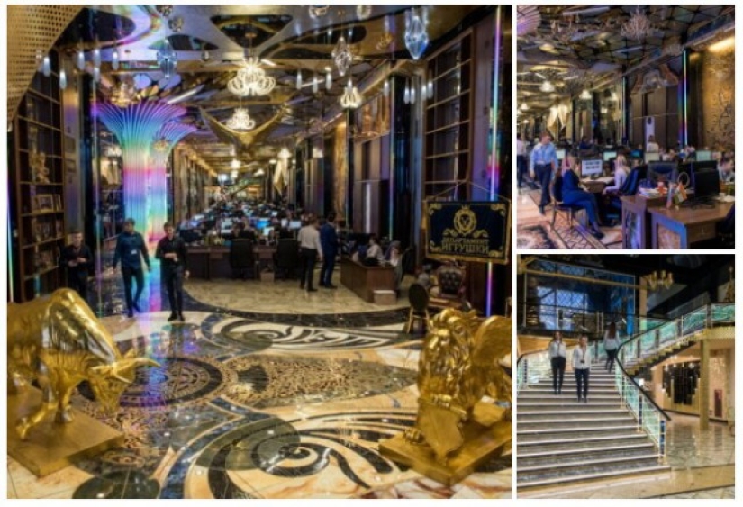 Photo of the Yekaterinburg company's office, which looks more like a palace Photo of the Yekaterinburg company's office, which looks more like a palace