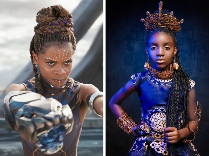 Photographers teamed up with a hairdresser to create 14 photos of black women as Disney princesses