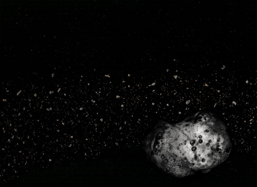 Photos of space that actually depict food