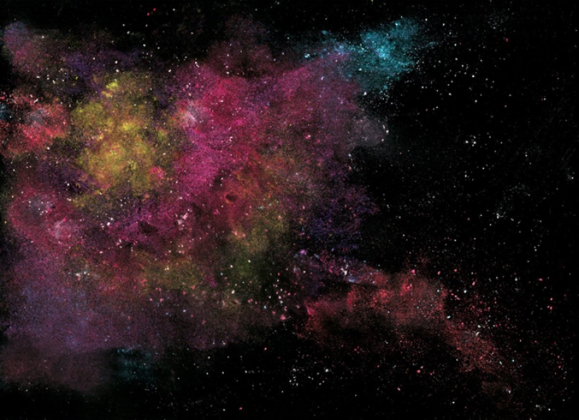 Photos of space that actually depict food