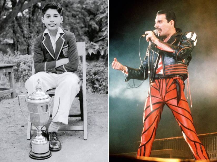 Photos of world rock stars in their youth that you hardly saw