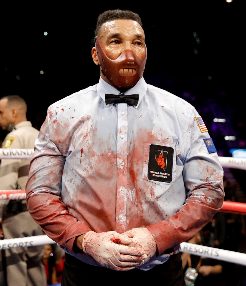Photoshop battle: the judge after the "bloody" boxing match