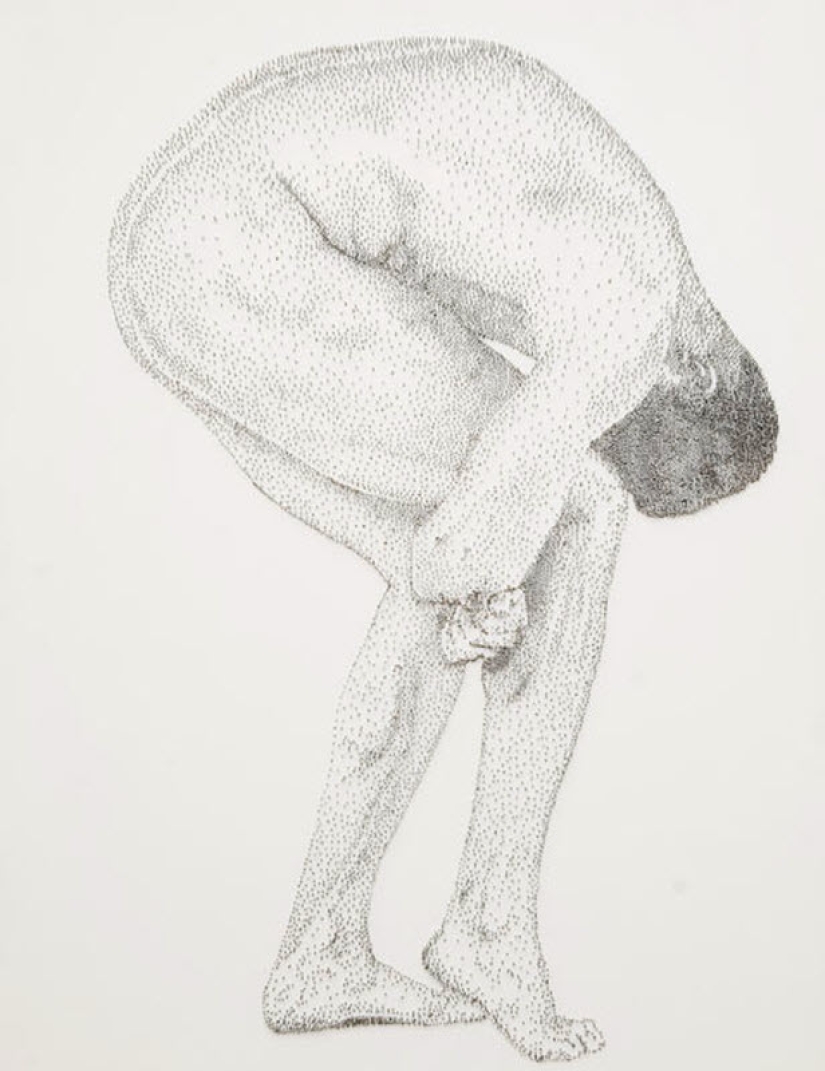 Pinturas hechas de clavos