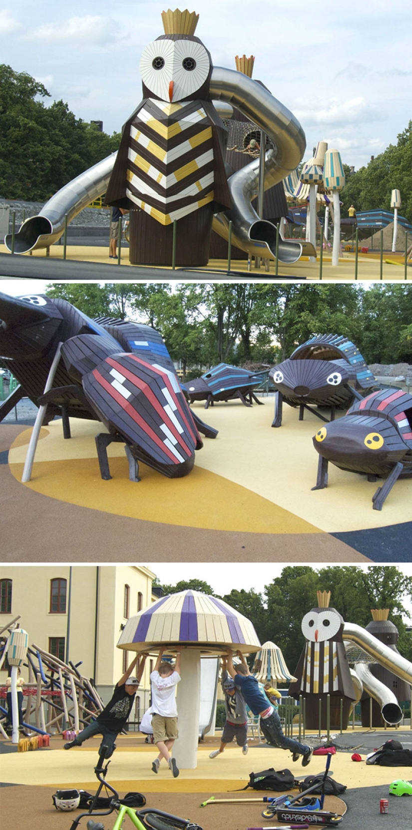 Playgrounds from a Danish company that even adults can't resist