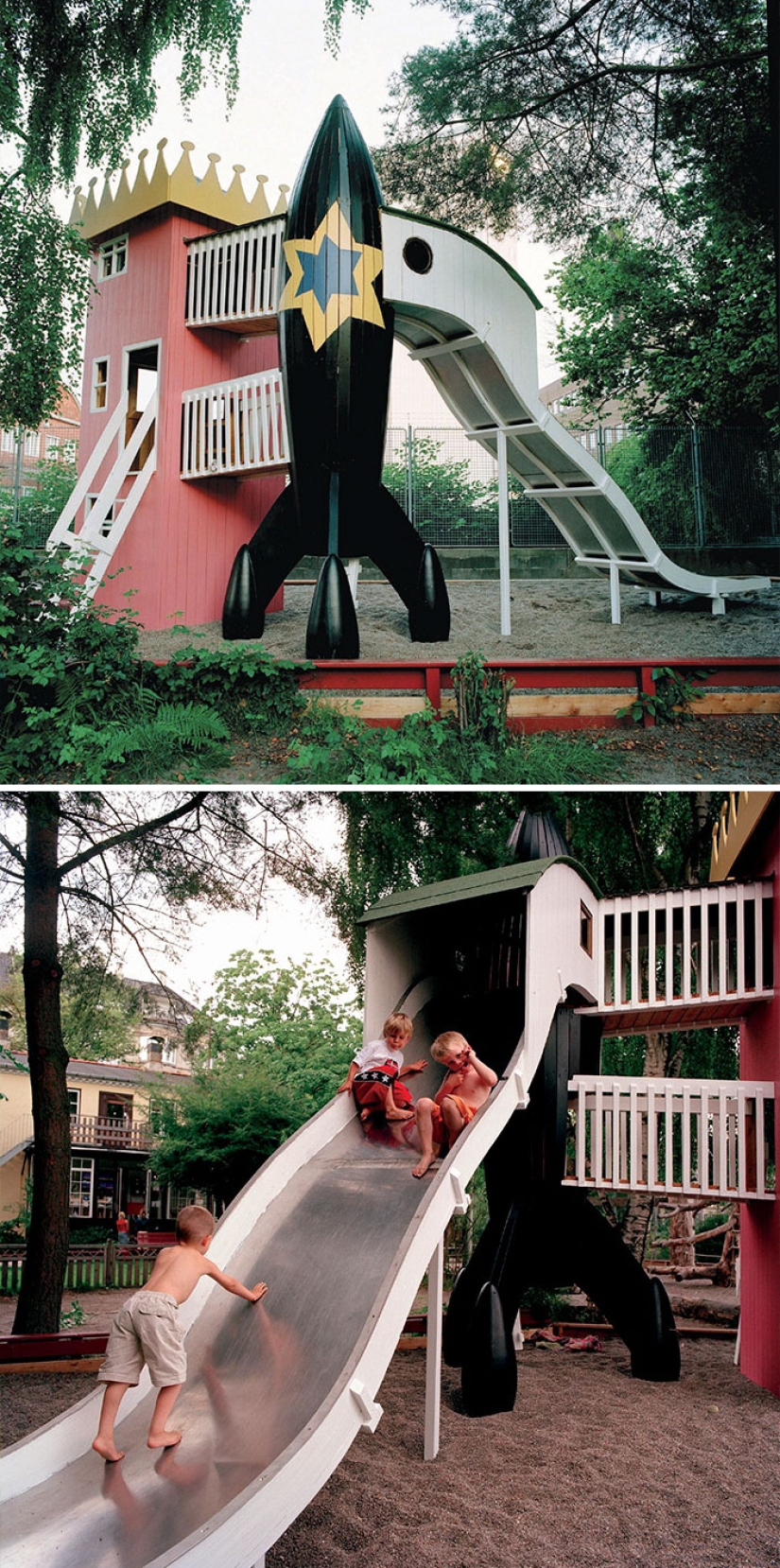 Playgrounds from a Danish company that even adults can't resist