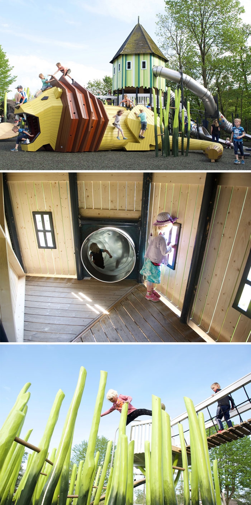Playgrounds from a Danish company that even adults can't resist