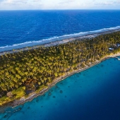 Polynesian paradise from the height of a kite