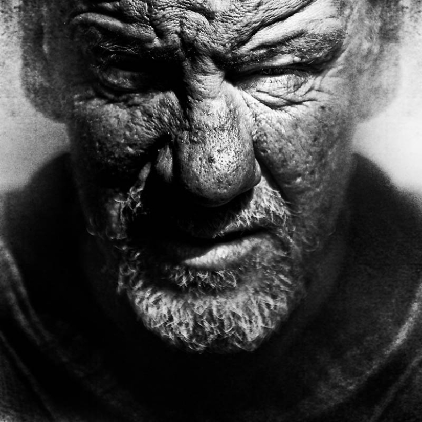 Portraits of the homeless by photographer Lee Jeffries Portraits of the homeless by photographer Lee Jeffries
