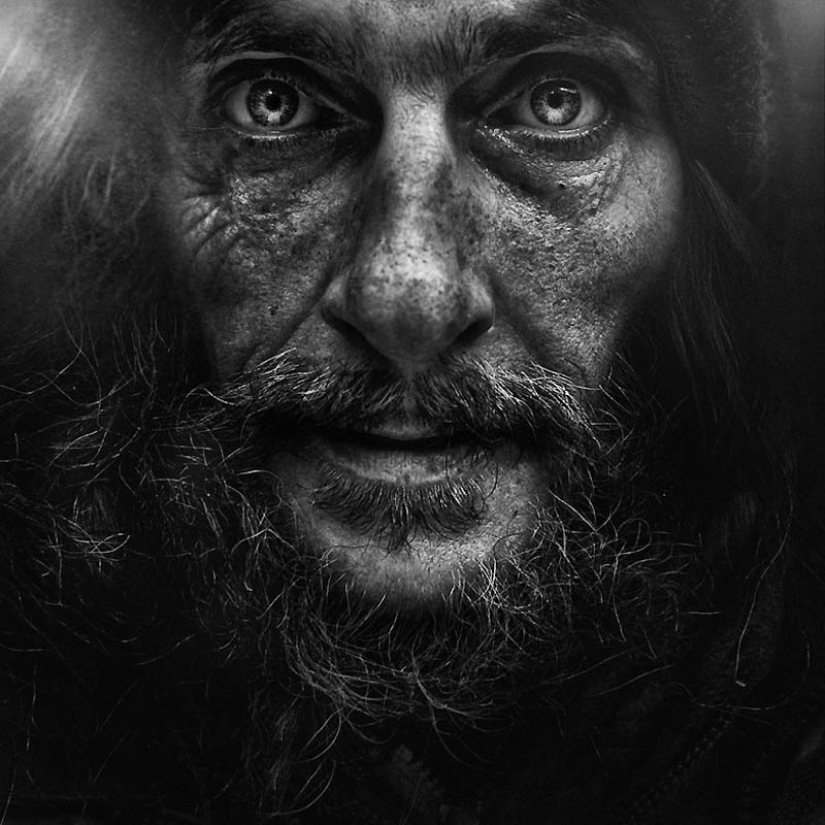 Portraits of the homeless by photographer Lee Jeffries Portraits of the homeless by photographer Lee Jeffries
