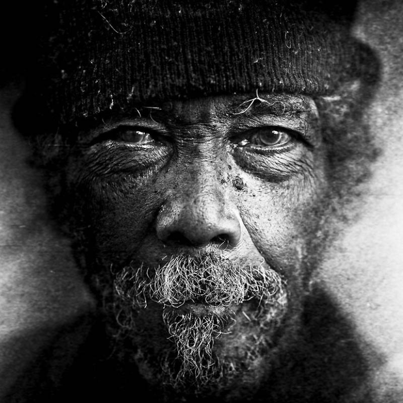Portraits of the homeless by photographer Lee Jeffries Portraits of the homeless by photographer Lee Jeffries