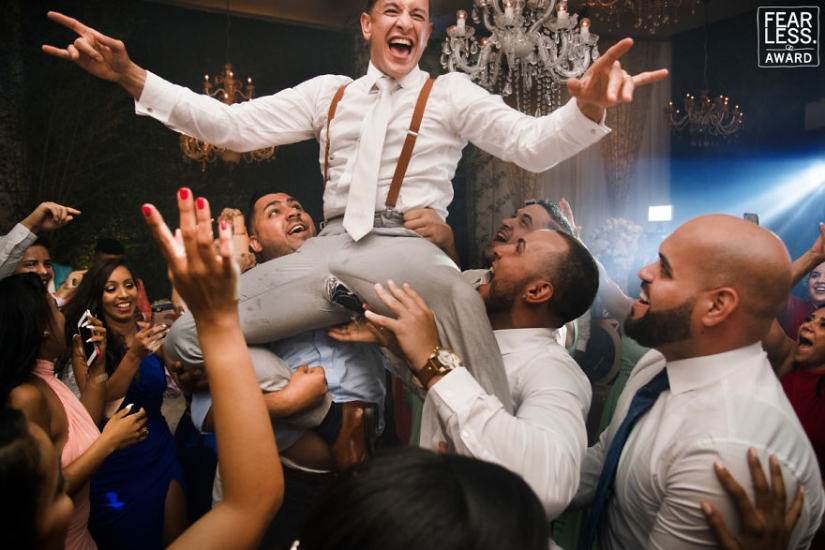 "Premio a los intrépidos": las 30 mejores fotos de boda de 2018