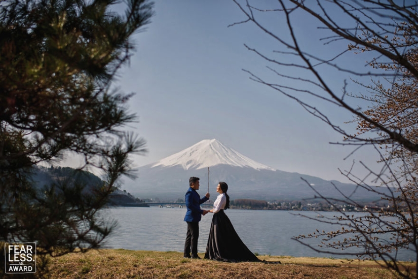 "Premio a los intrépidos": las 30 mejores fotos de boda de 2018