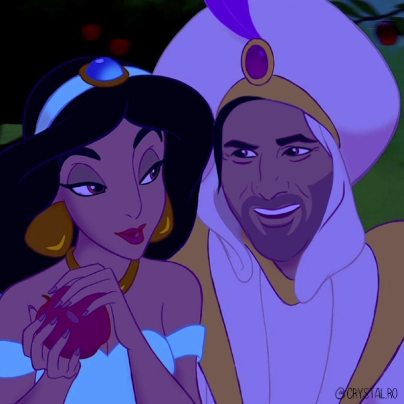 Príncipe Keanu — el actor se presentó en las imágenes de los personajes de Disney