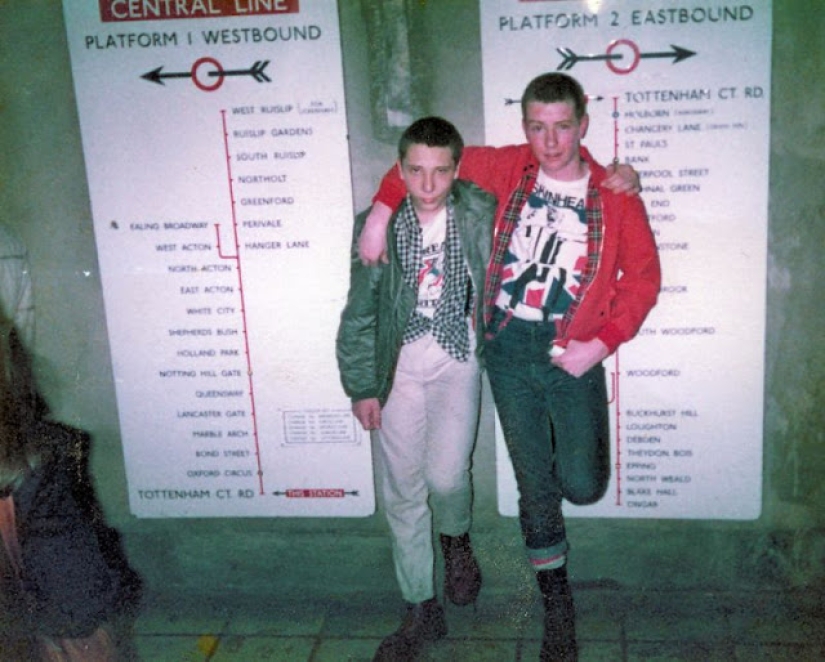 Published photos of London skinheads taken in the 1980s Published photos of London skinheads taken in the 1980s