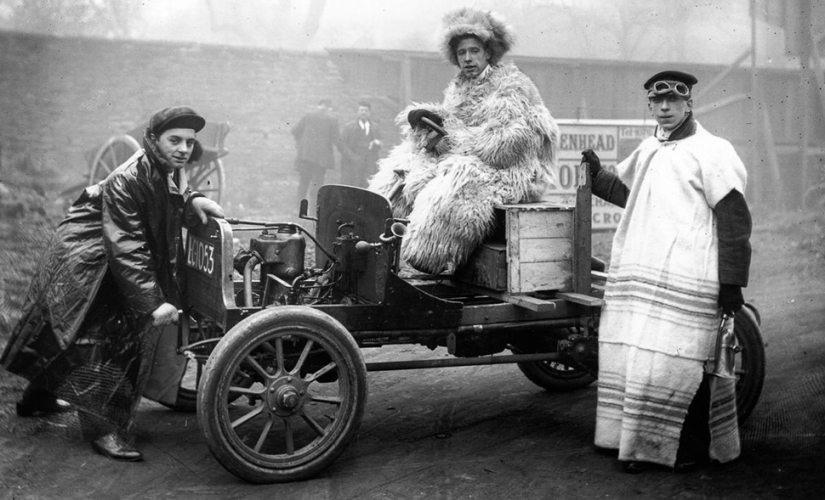 ¿Qué llevaban los primeros automovilistas?