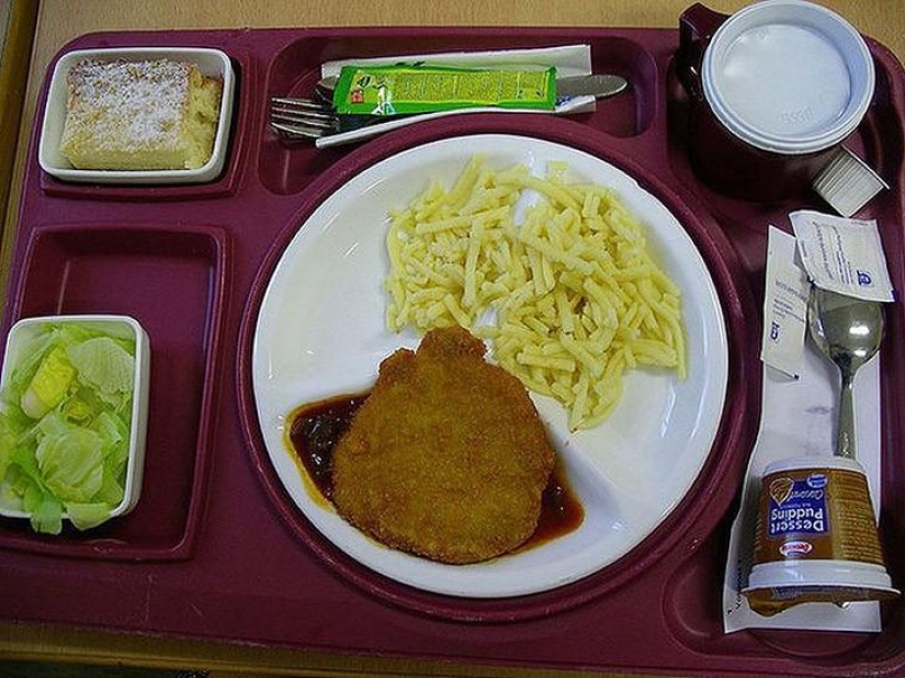 Qué se alimenta en hospitales de diferentes países