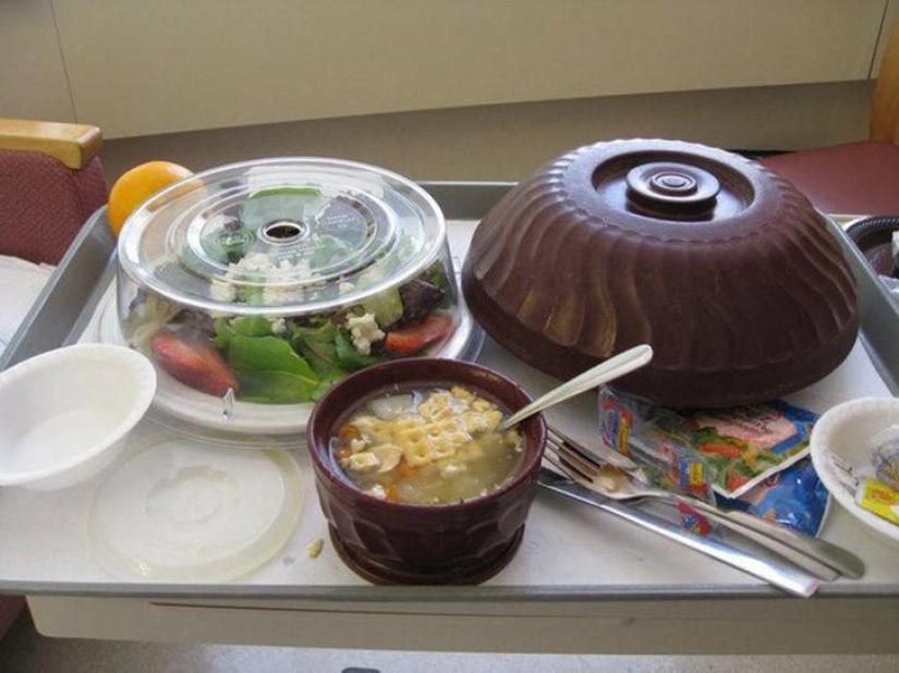 Qué se alimenta en hospitales de diferentes países