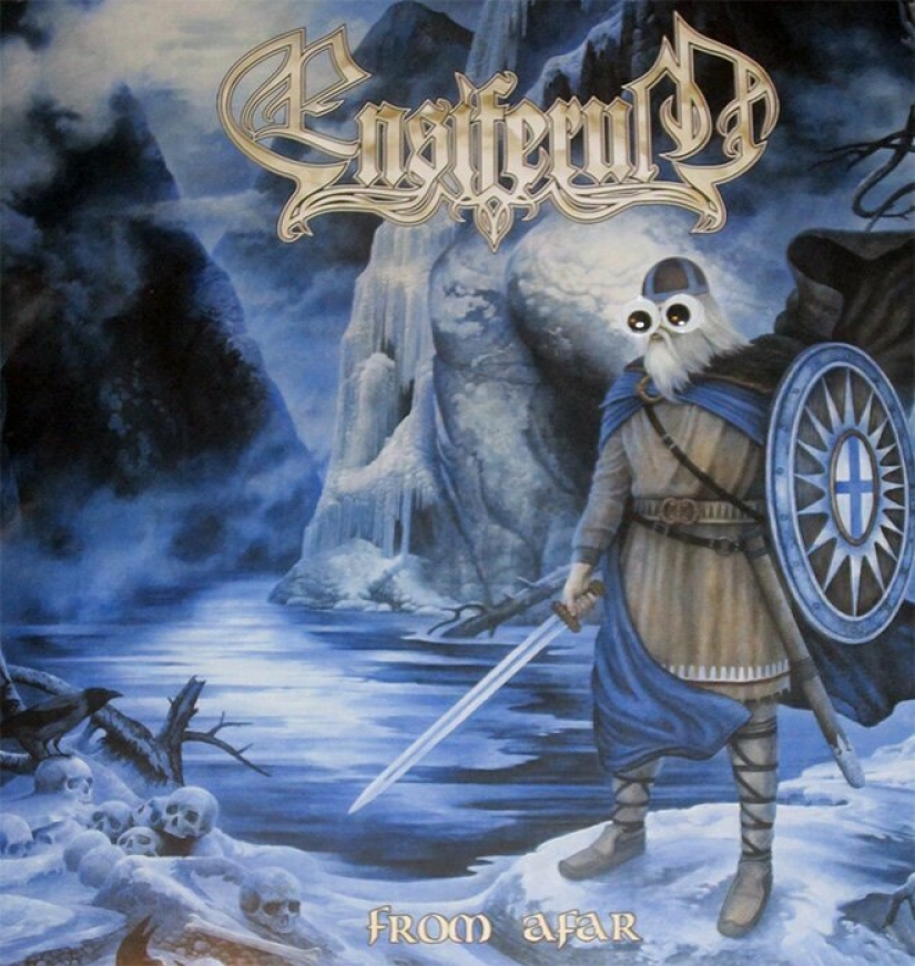 Qué sucede si pones los ojos temblorosos en las cubiertas de las bandas de metal