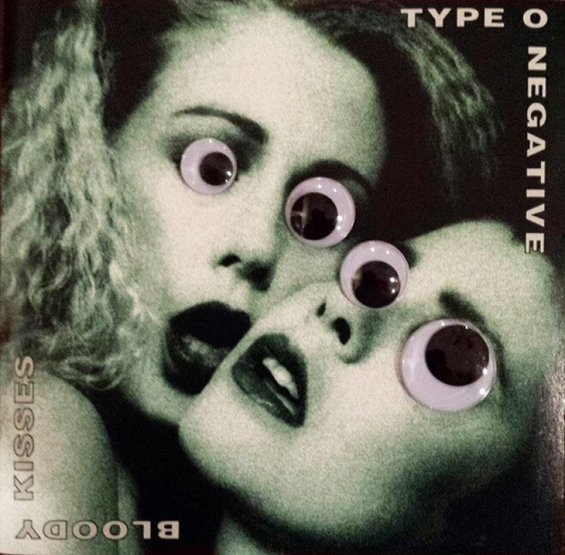 Qué sucede si pones los ojos temblorosos en las cubiertas de las bandas de metal