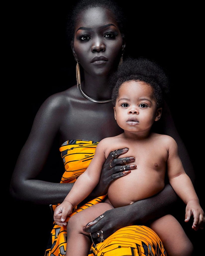 Queen of Darkness: dark-skinned beauty made a splash in the fashion world