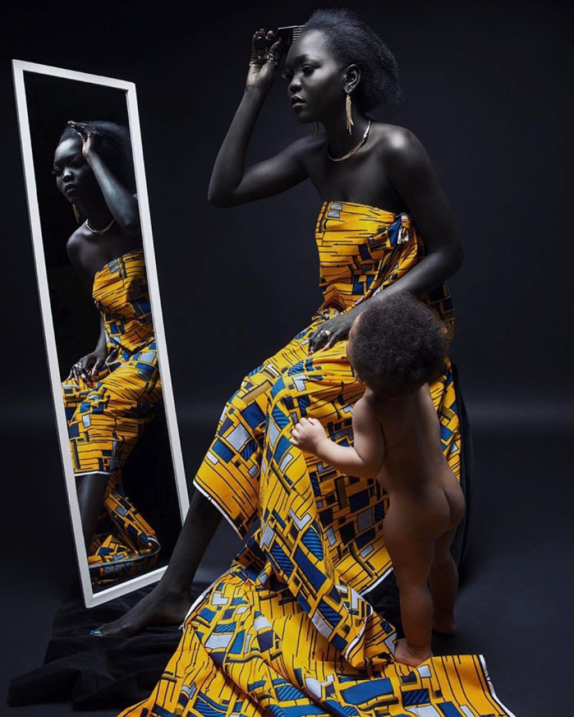 Queen of Darkness: dark-skinned beauty made a splash in the fashion world