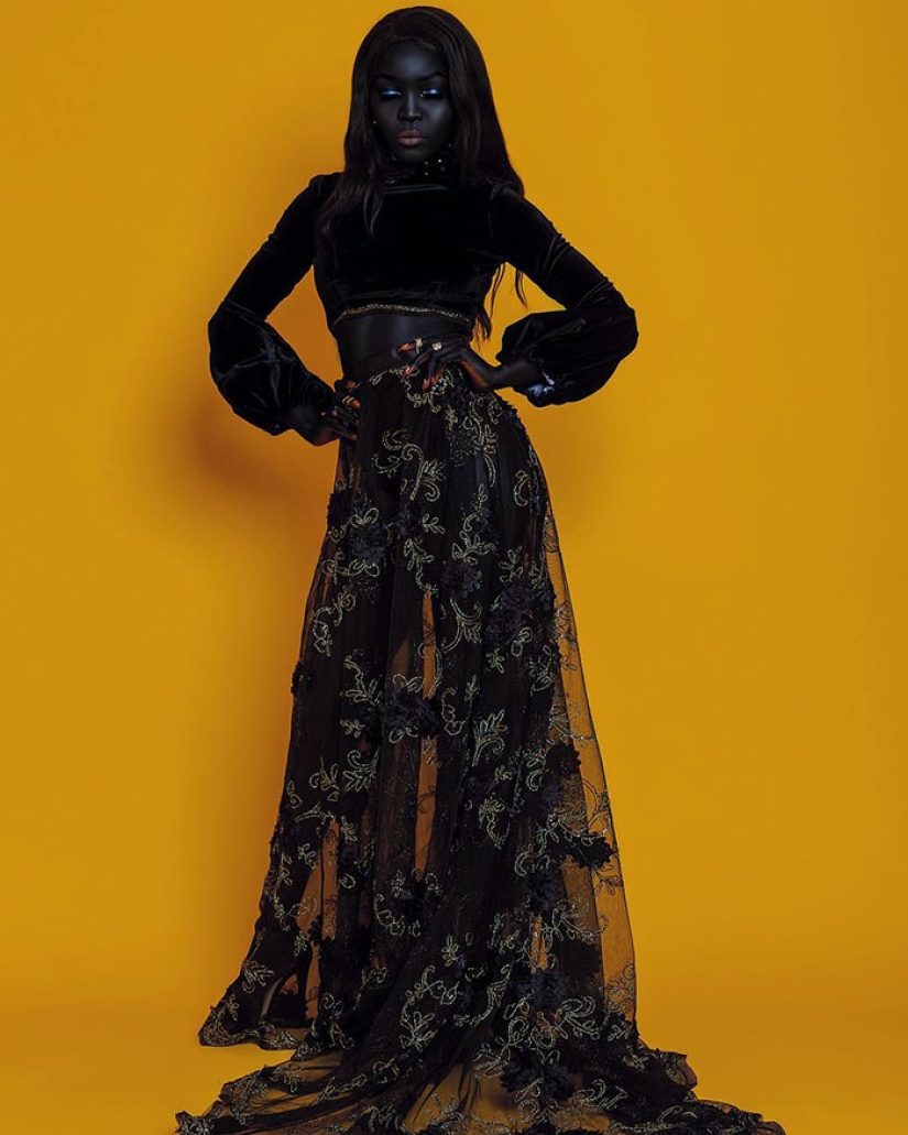 Queen of Darkness: dark-skinned beauty made a splash in the fashion world