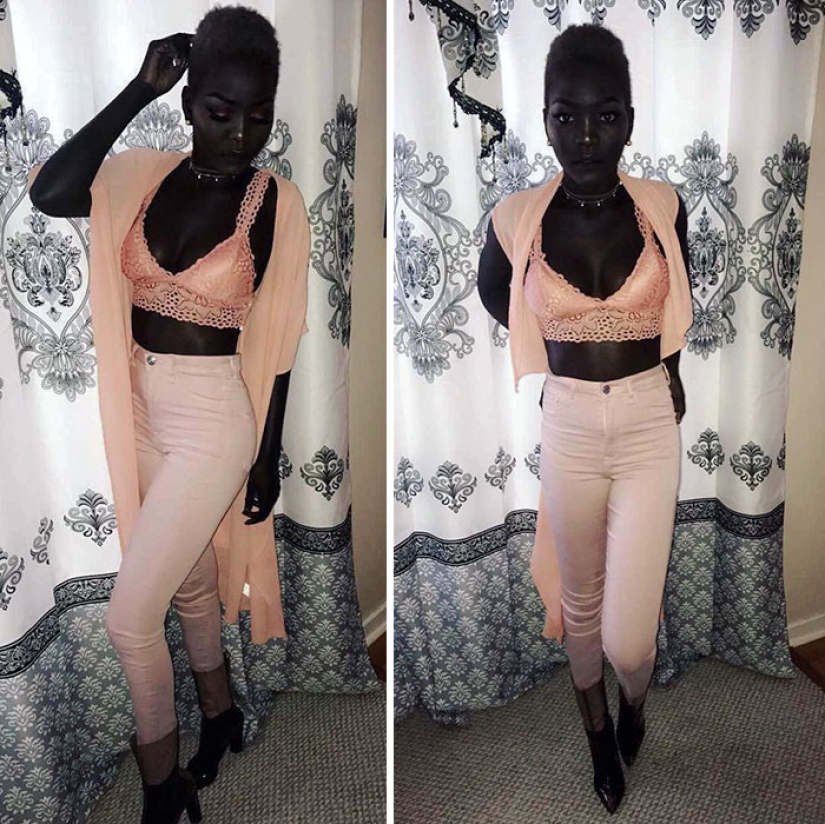 Queen of Darkness: dark-skinned beauty made a splash in the fashion world