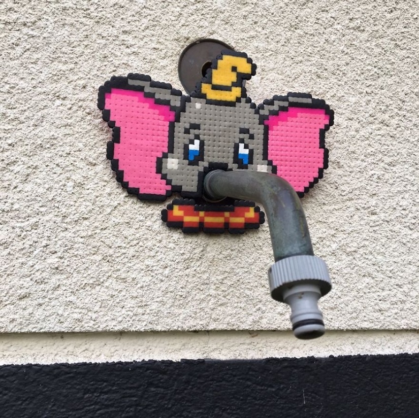 Querido, has visto pixelit: El artista sueco lanza pixel heroes en el mundo real