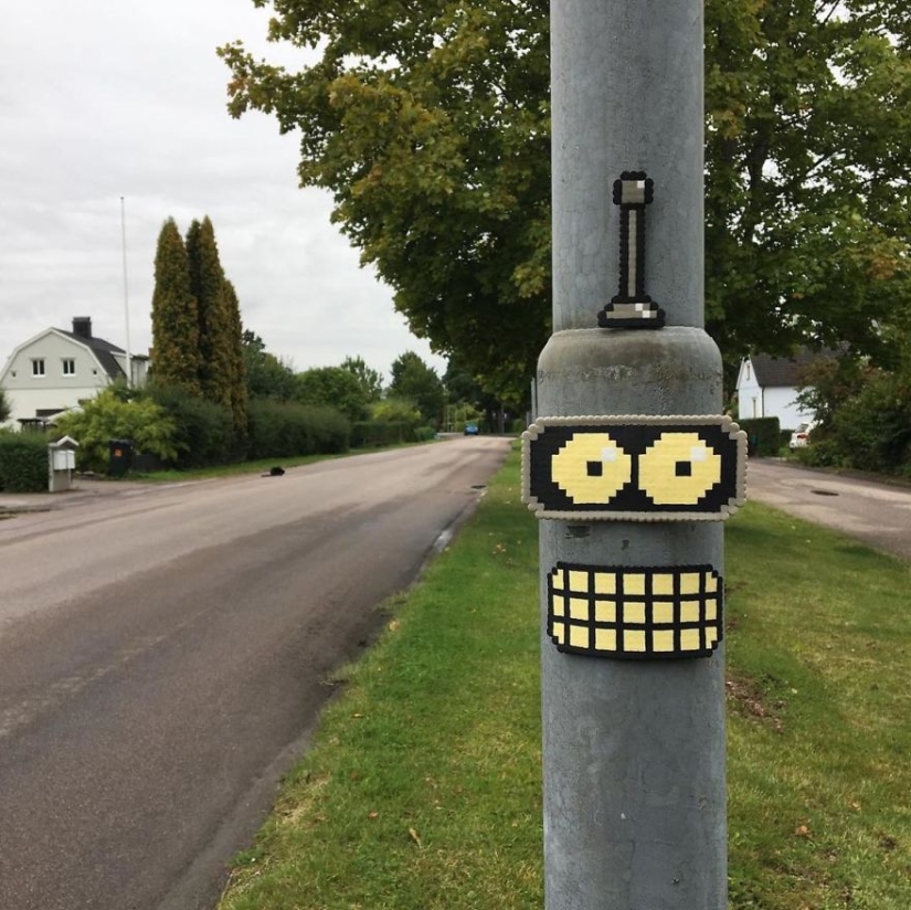 Querido, has visto pixelit: El artista sueco lanza pixel heroes en el mundo real