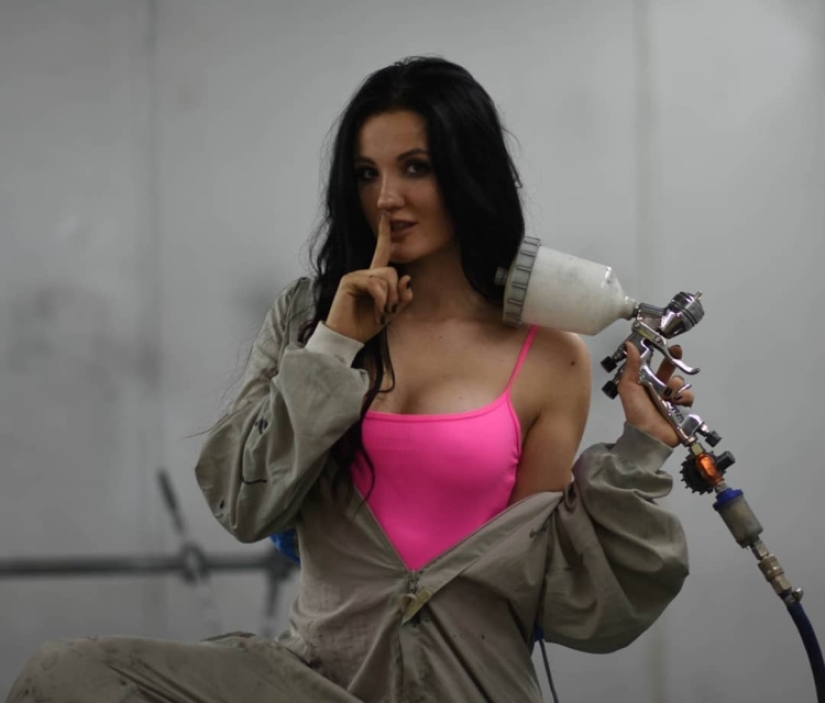 Quién es Nastya Tuman y por qué es la mecánica de automóviles más sexy de Rusia