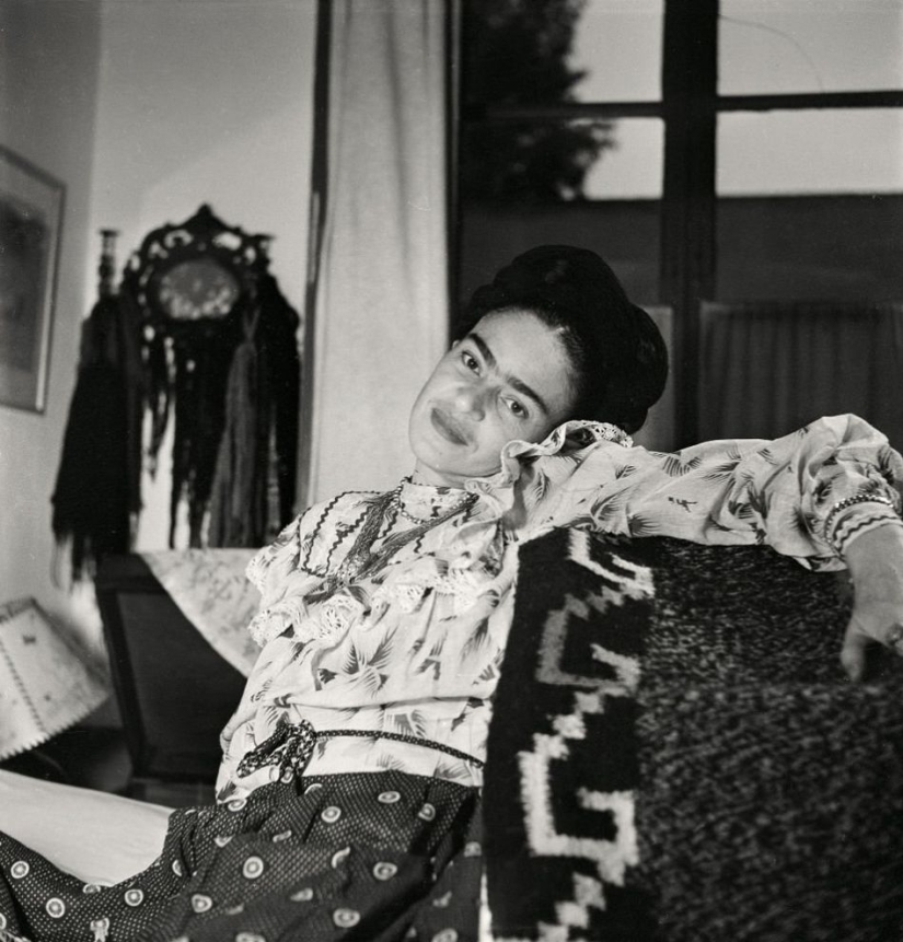 Raras fotos de los últimos años de la vida de Frida Kahlo